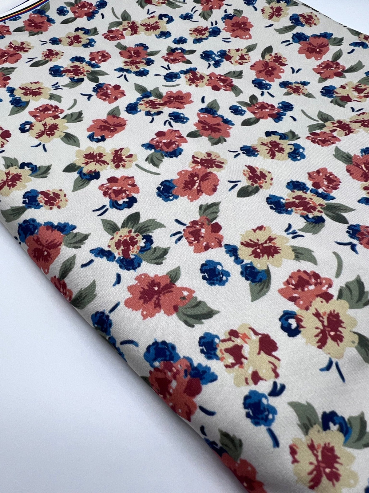 Beige Ditsy Floral ITY Fabric