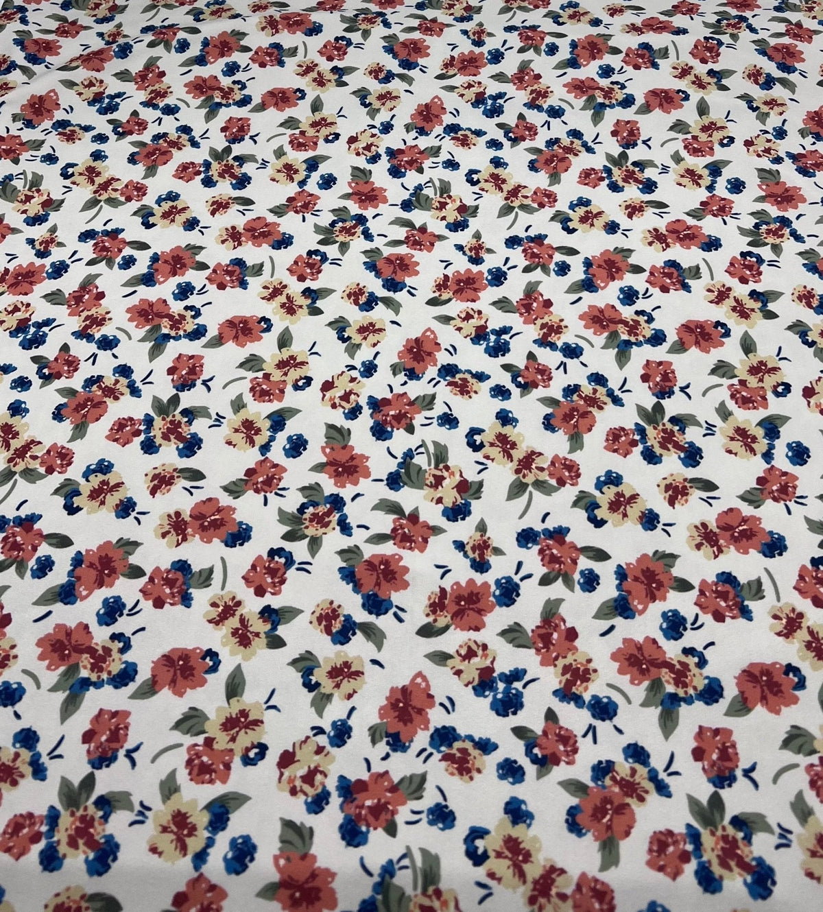 Beige Ditsy Floral ITY Fabric
