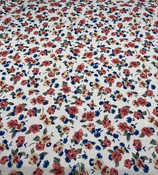 Beige Ditsy Floral ITY Fabric