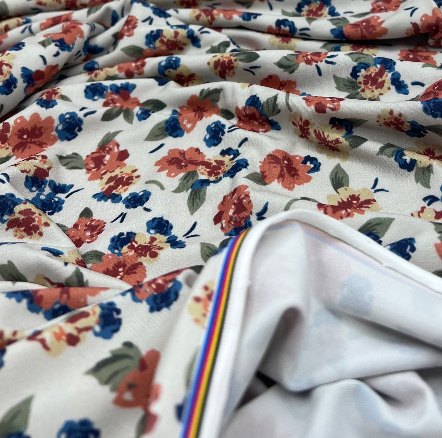 Beige Ditsy Floral ITY Fabric