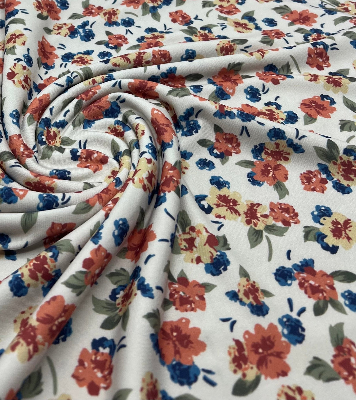Beige Ditsy Floral ITY Fabric