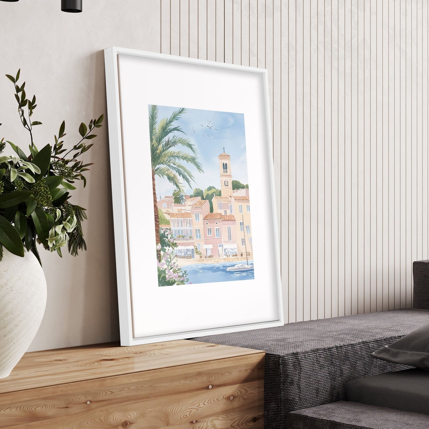 Best Wall Art For Living Room | Set of 3 Beach Decor Wall art Prints