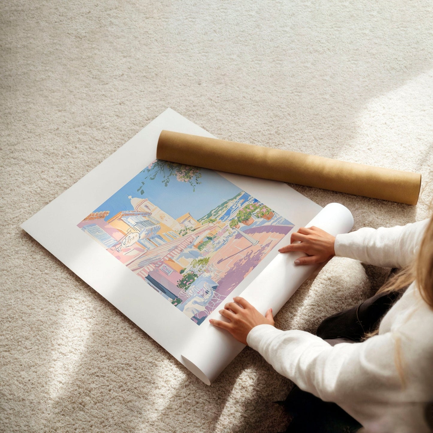 Best Wall Art For Living Room | Set of 3 Beach Decor Wall art Prints