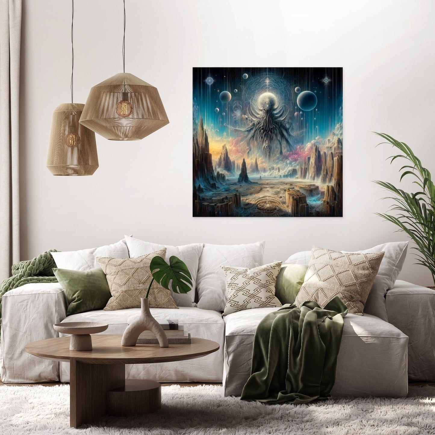 Nyarlathotep's Descent Canvas