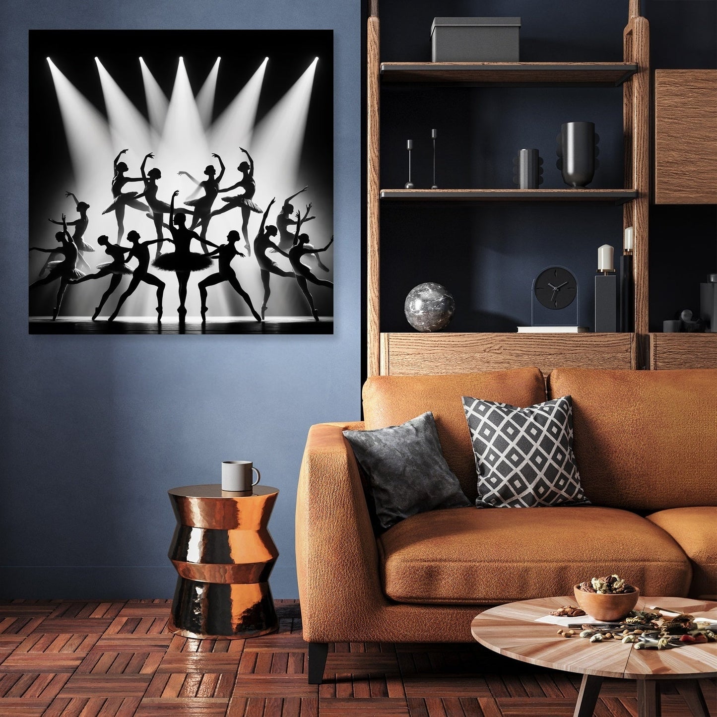 Silhouette Ballet Canvas