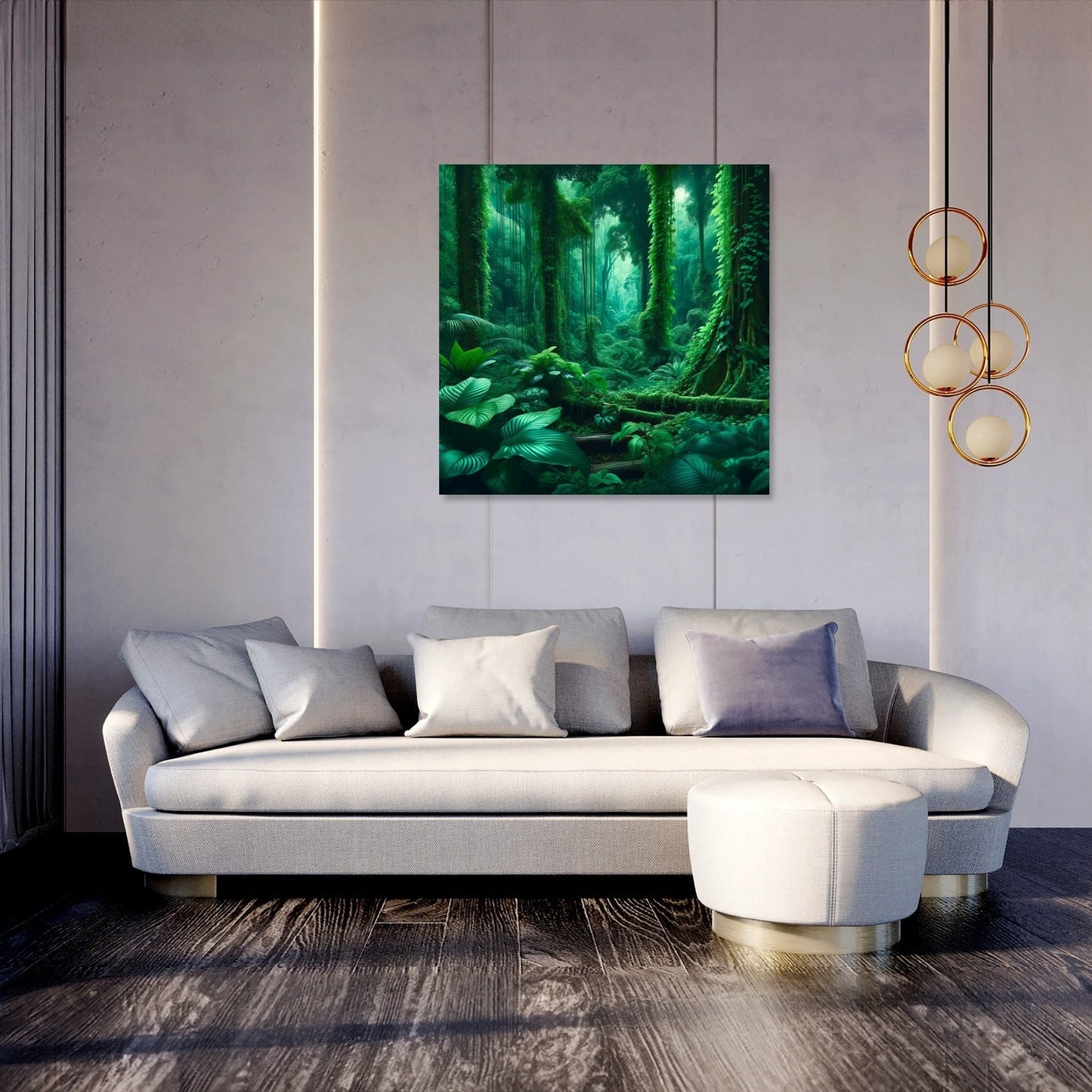 Jade Jungle Canvas