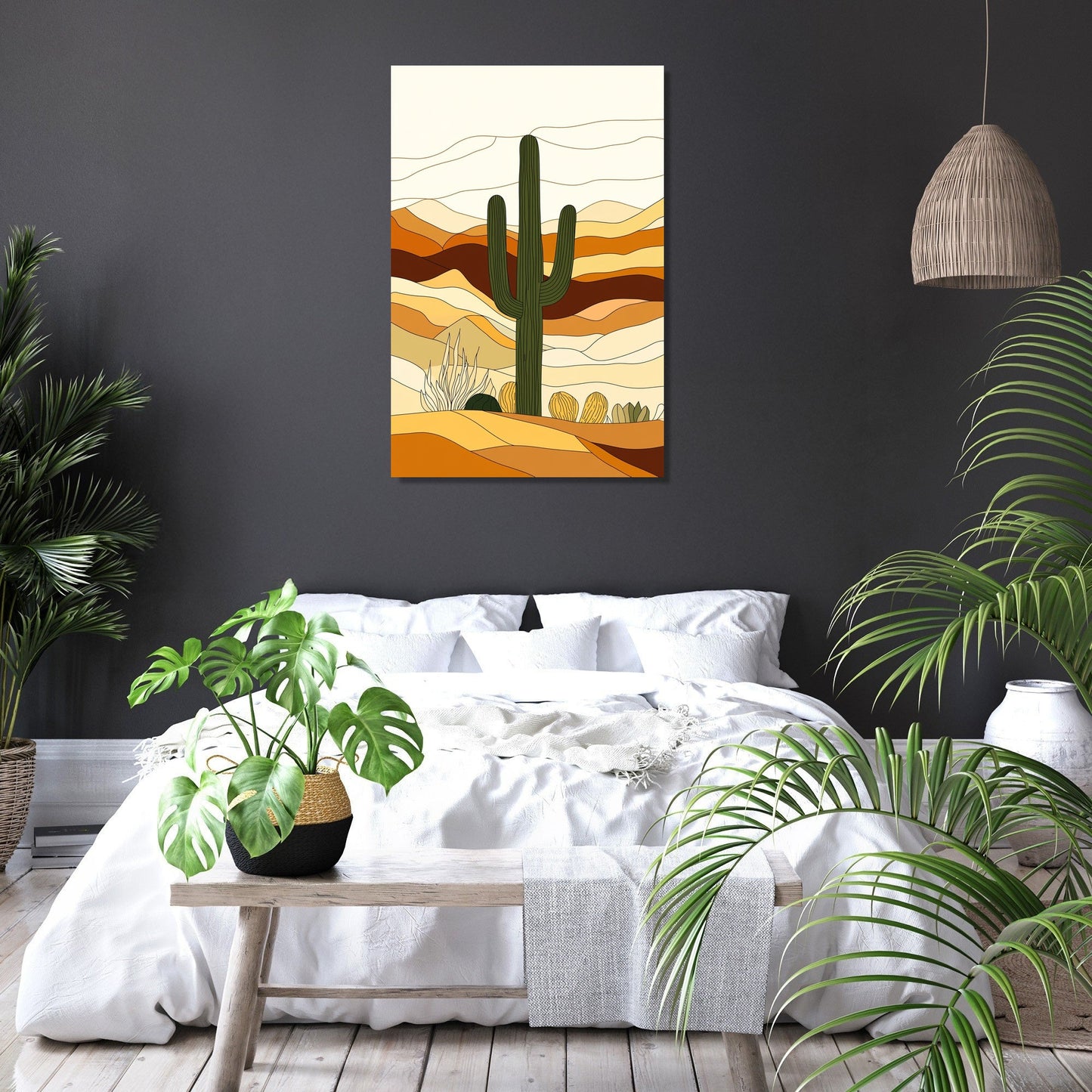 Minimalist Desert Canvas