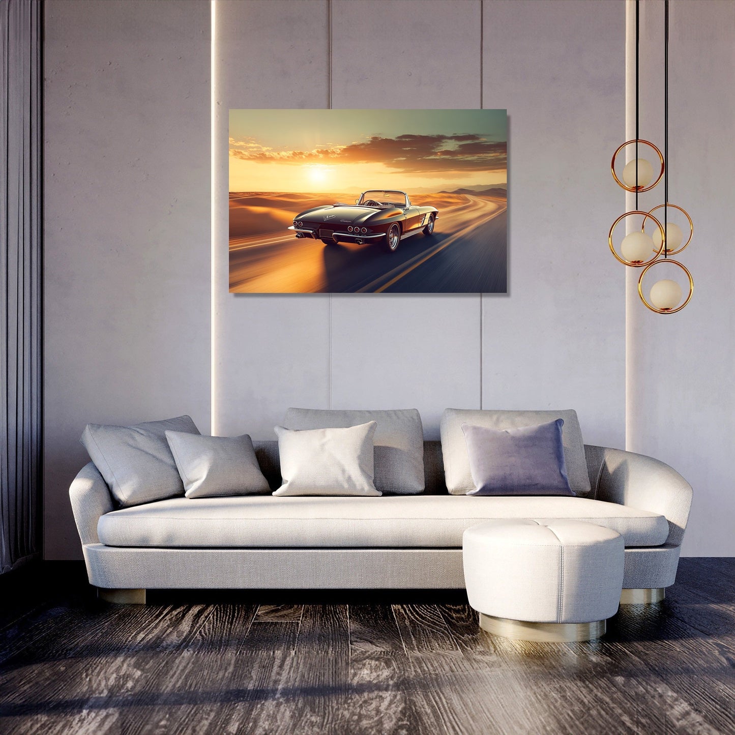 Sunset Cruise Desert Canvas