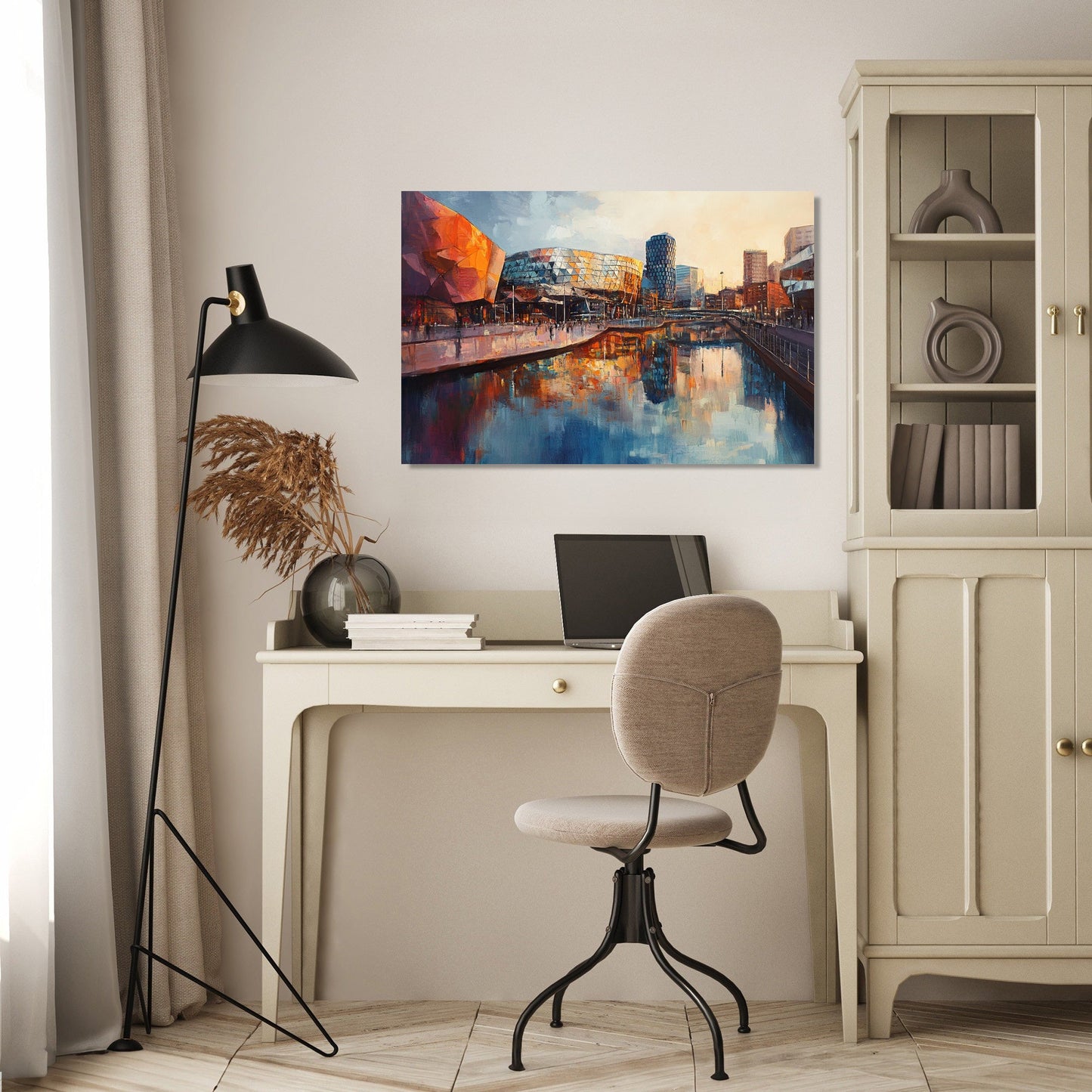 Birmingham Futurism Canvas