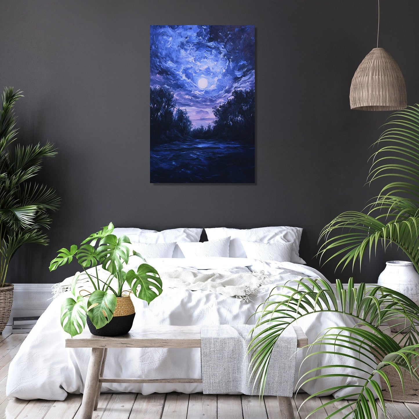 Starlit Solitude Canvas