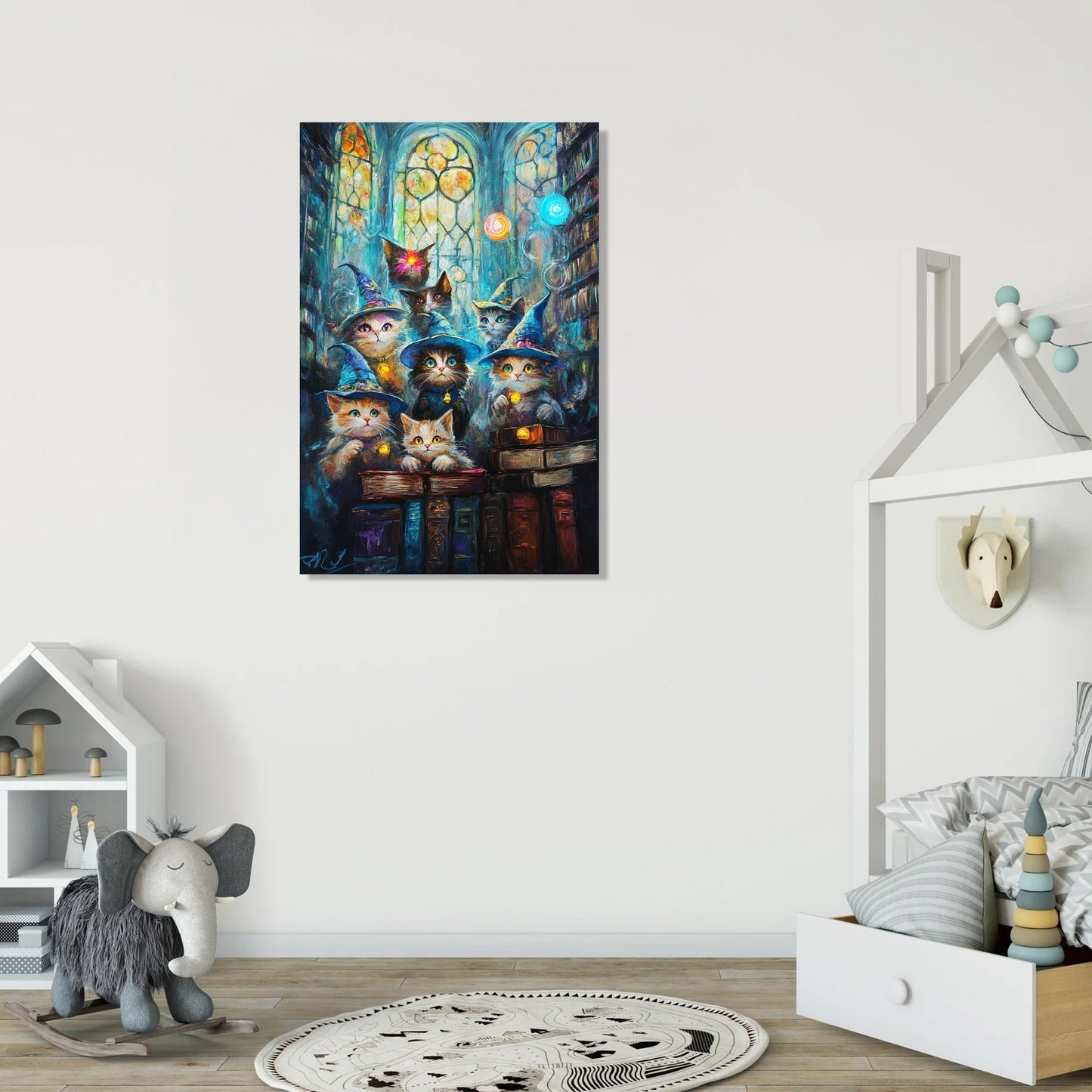 Wizarding Kittens Canvas