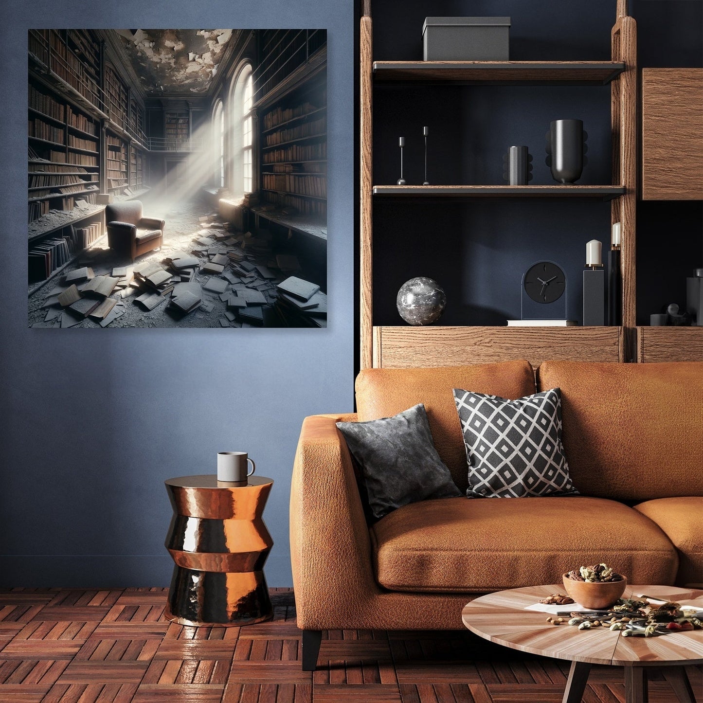 Dusty Library Canvas