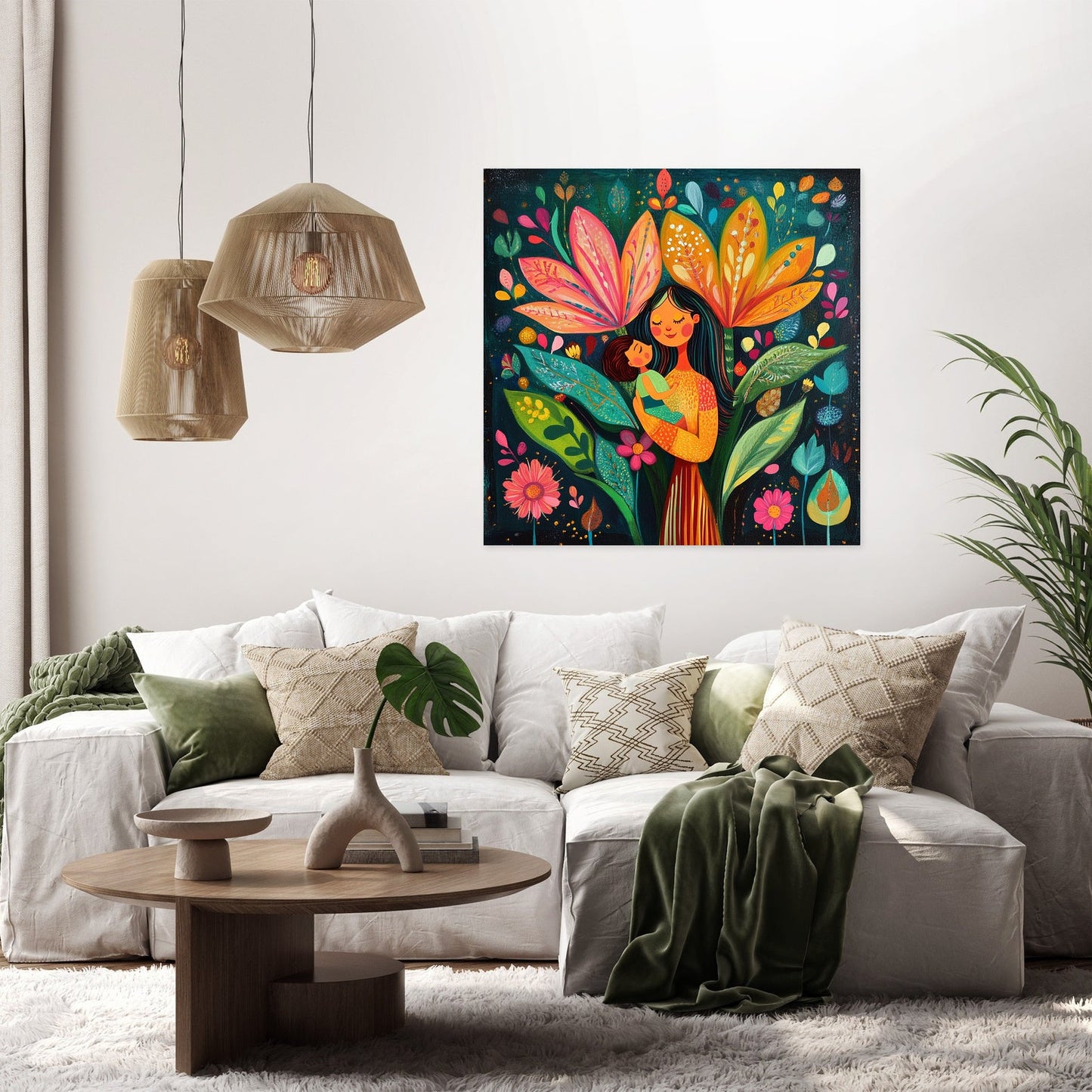 Mother Blossom Canvas