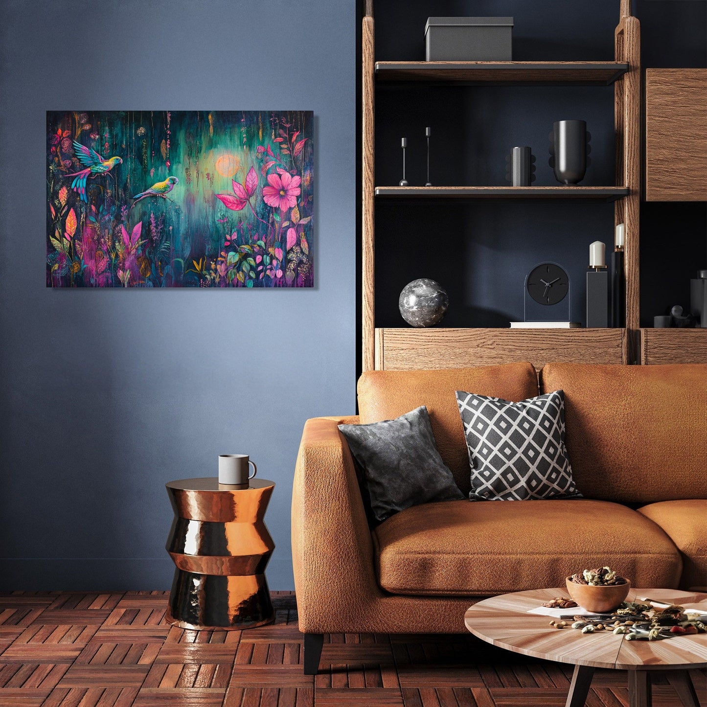 Neon Jungle Canvas
