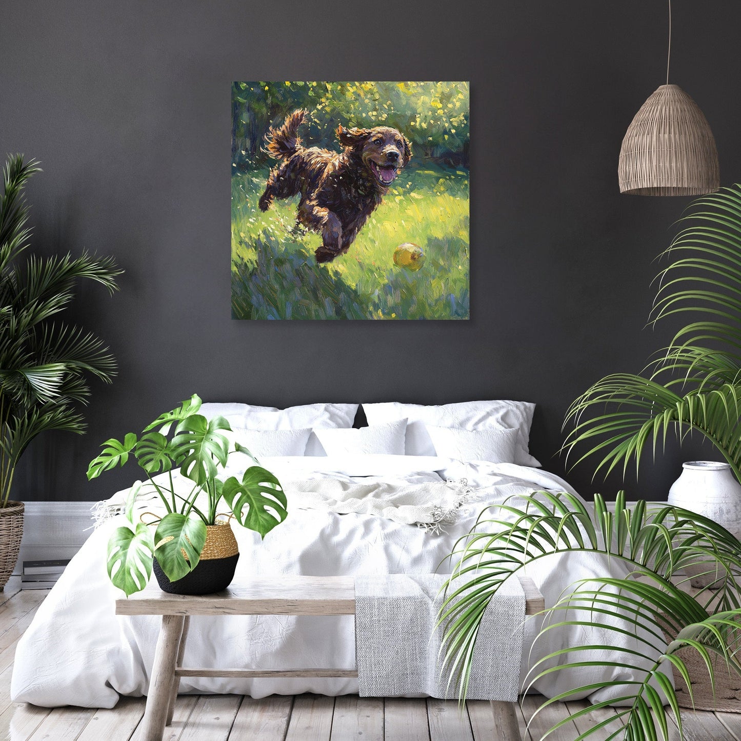 Fetching Joy Canvas