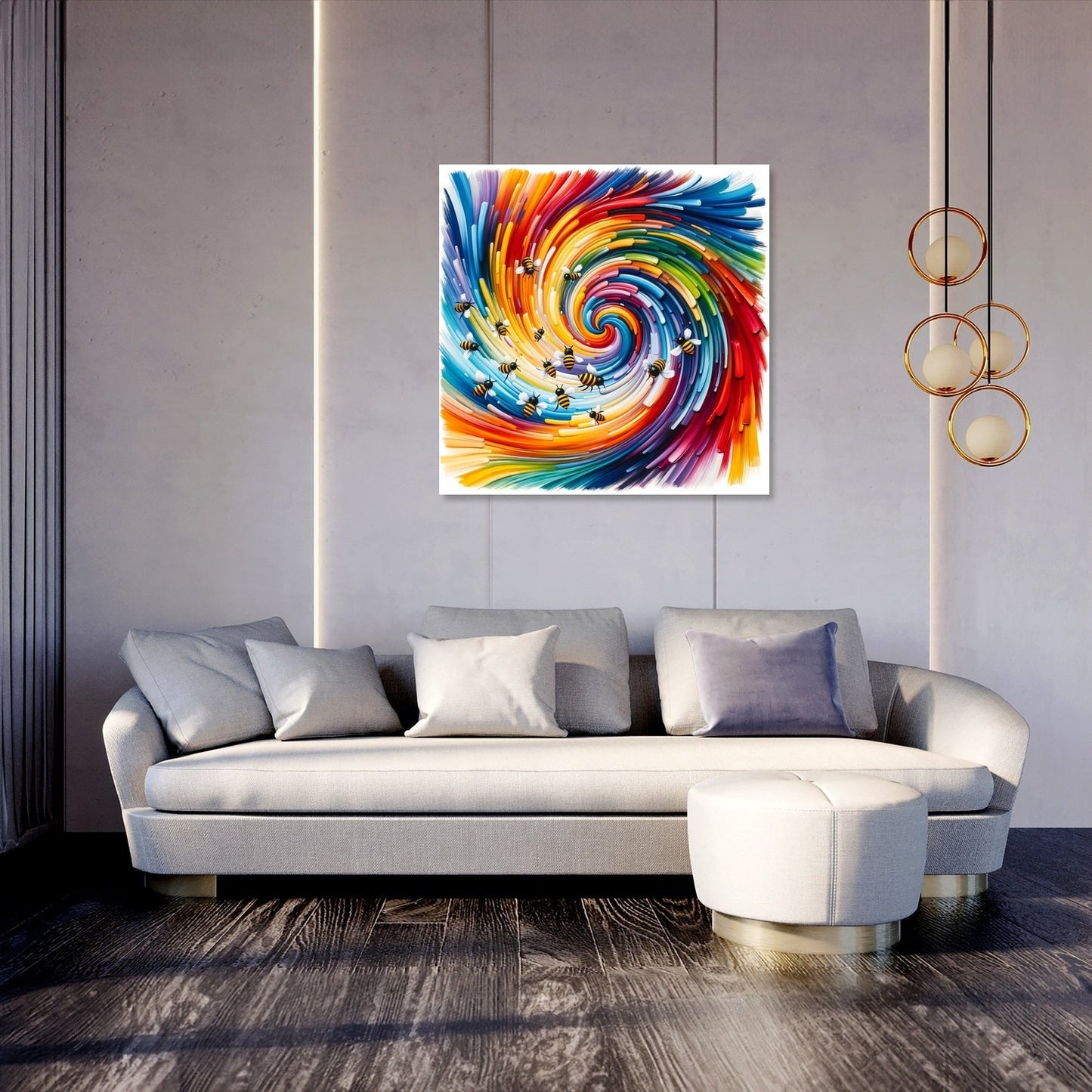 Bee Symphony Canvas