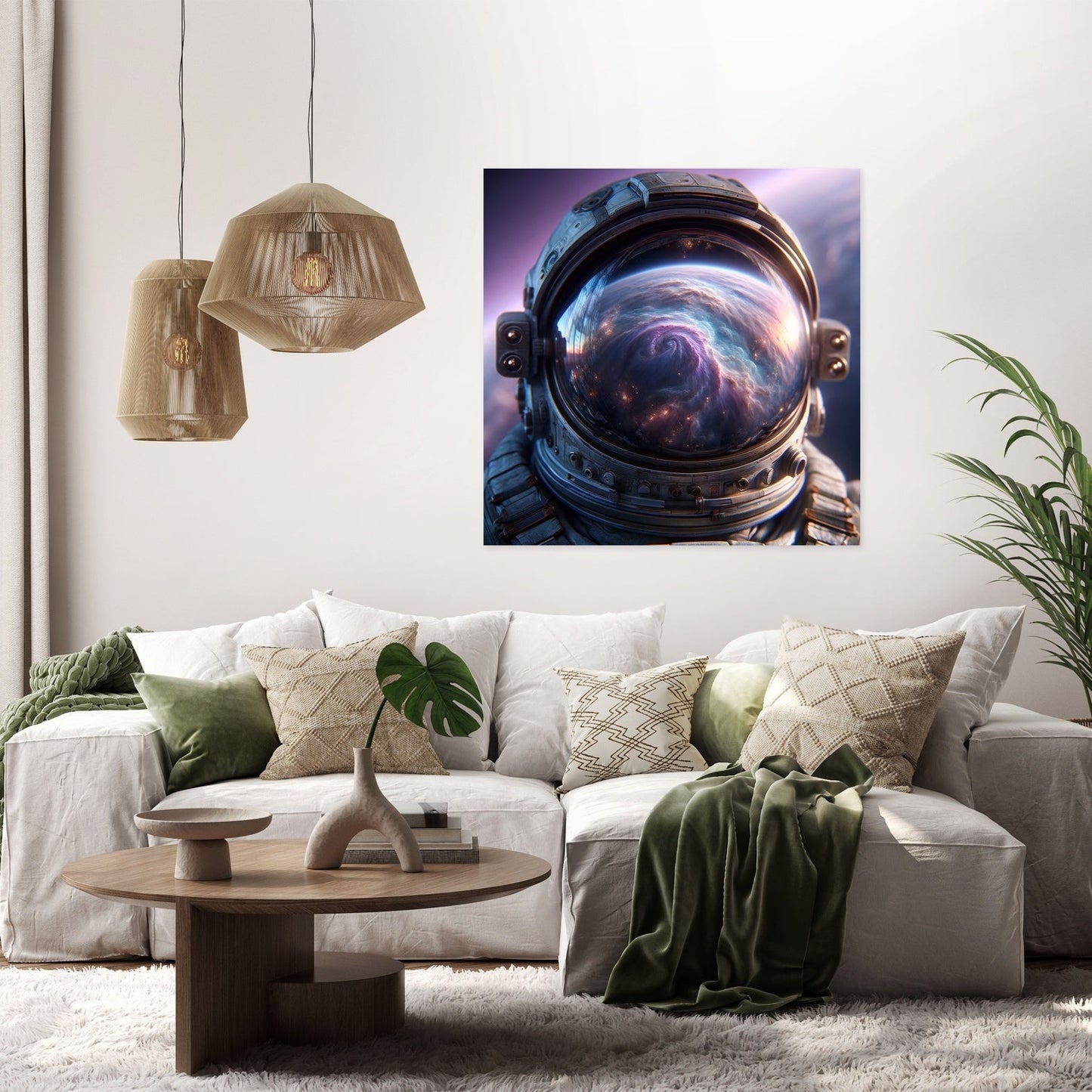 Cosmic Reflection Canvas
