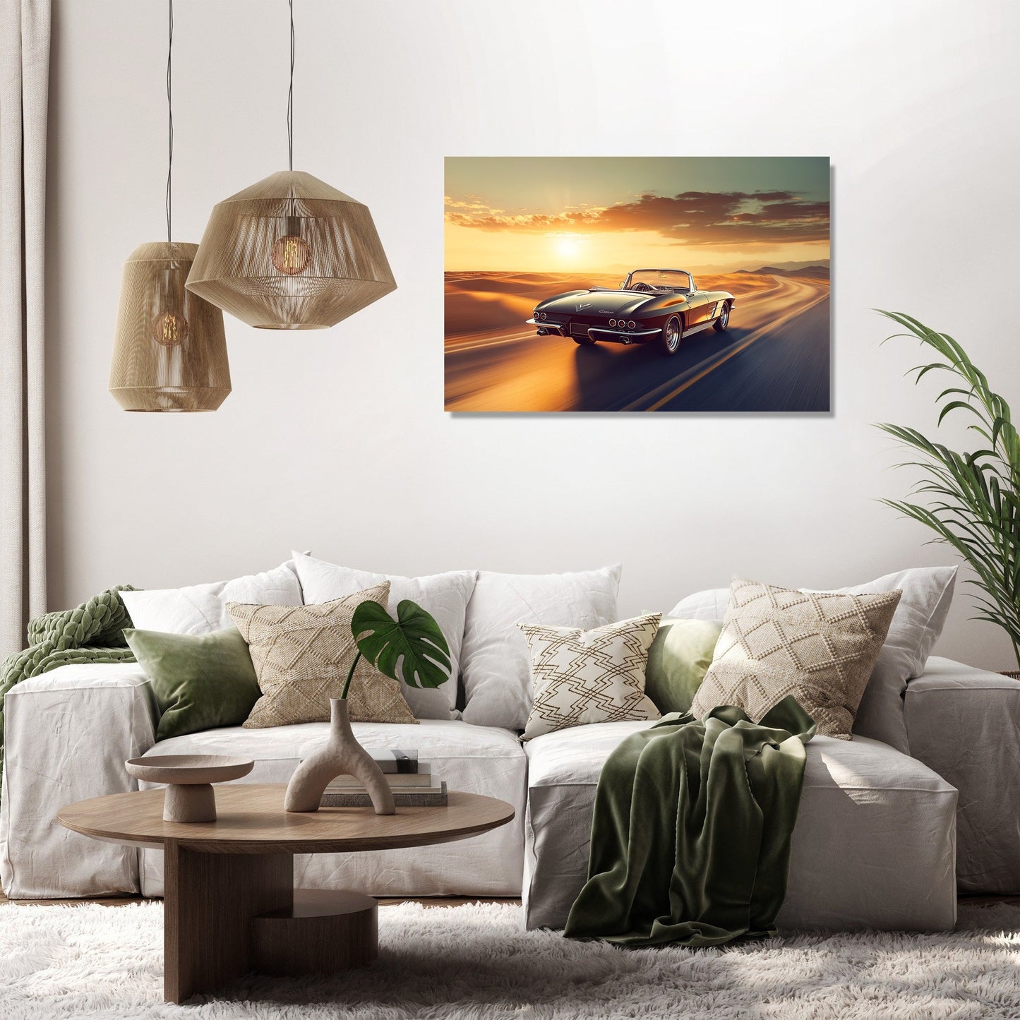 Sunset Cruise Desert Canvas