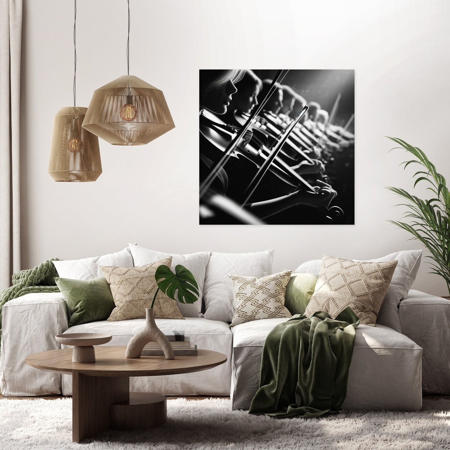 Harmony in Strings Canvas
