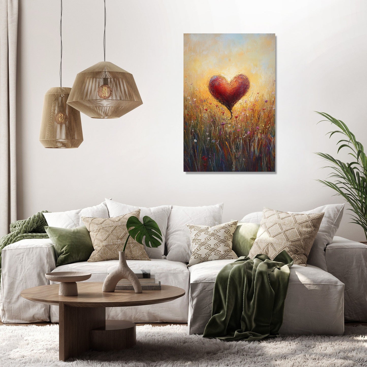 Heart of Dawn Canvas