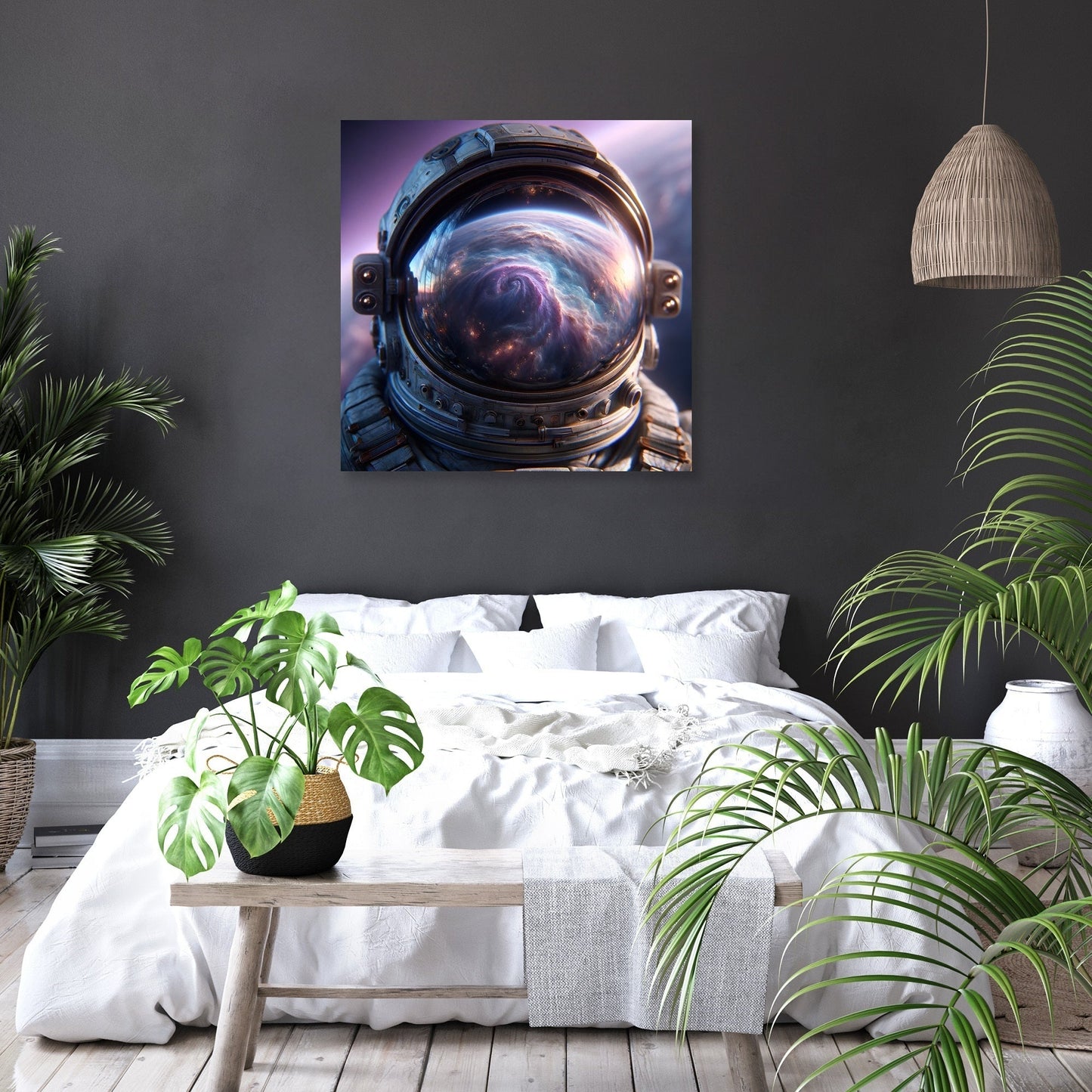 Cosmic Reflection Canvas