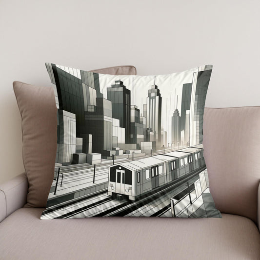 Urban Pulse Cotton Cushion