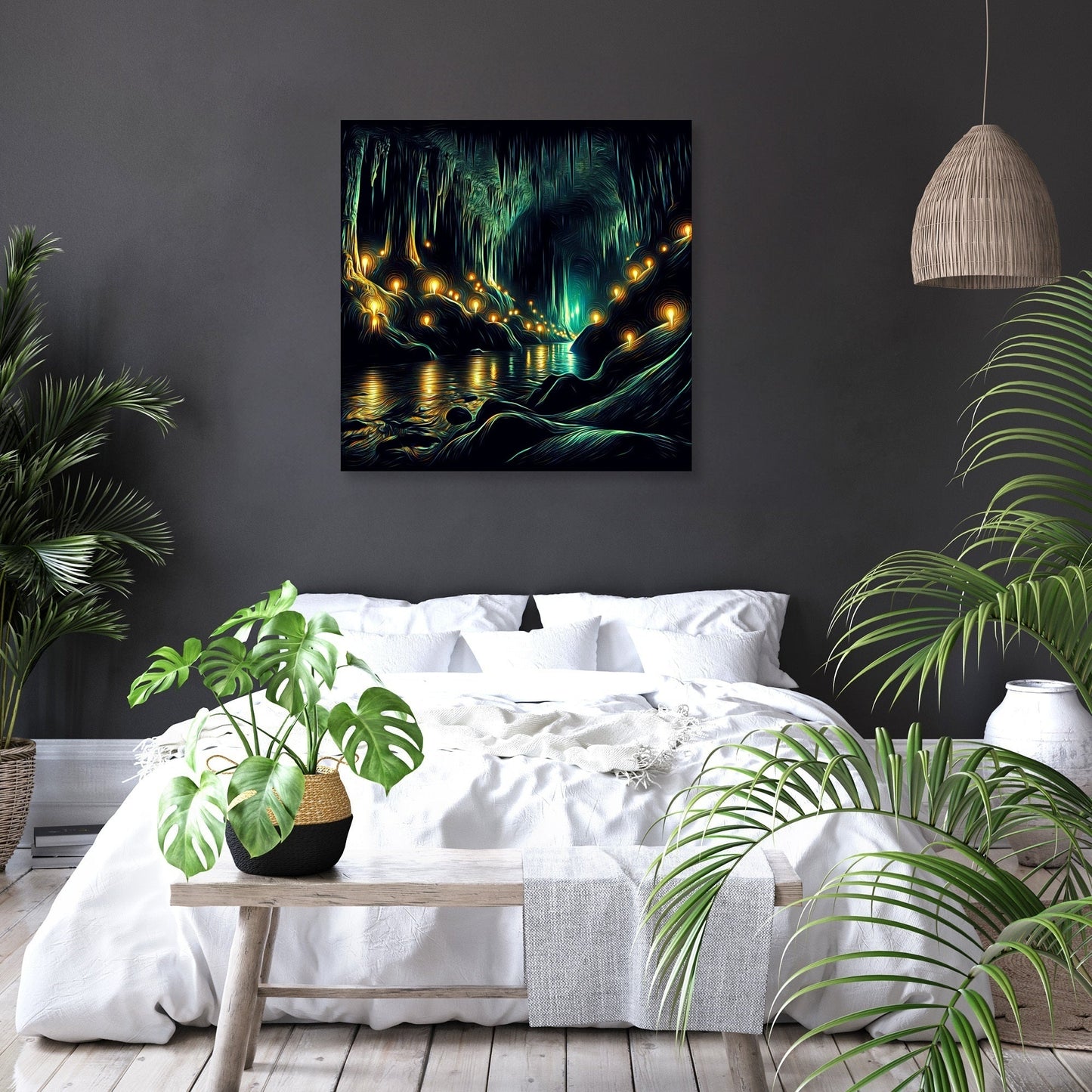 Luminous Cavern Canvas