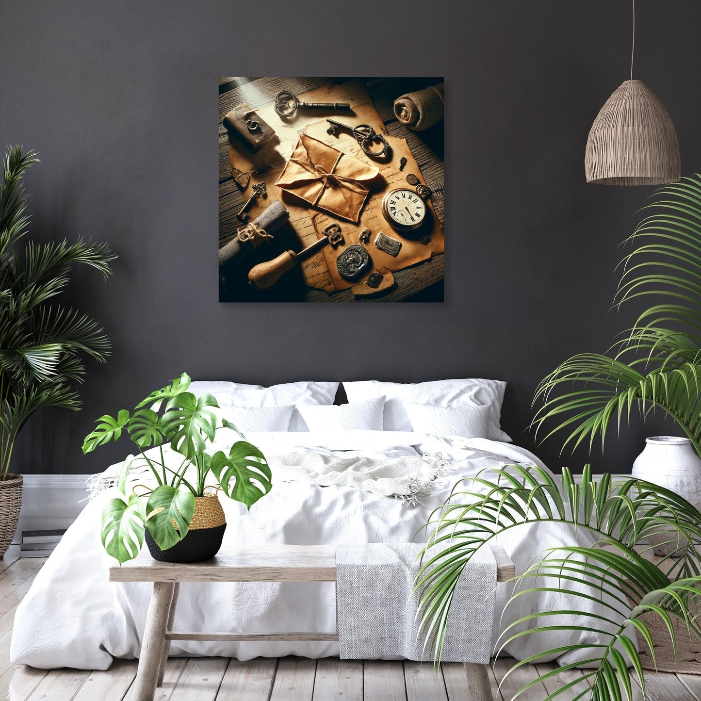 Clues of the Past Canvas