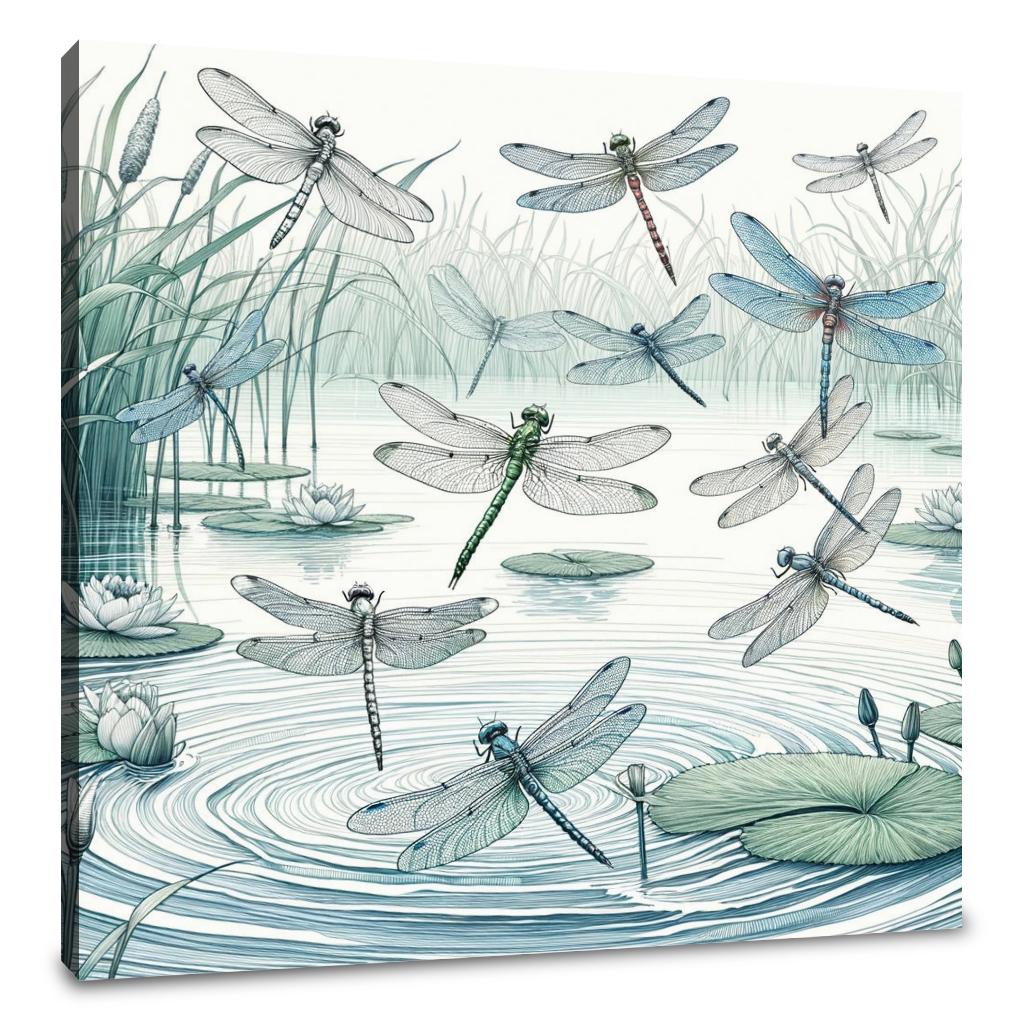 Dragonfly Waltz Canvas