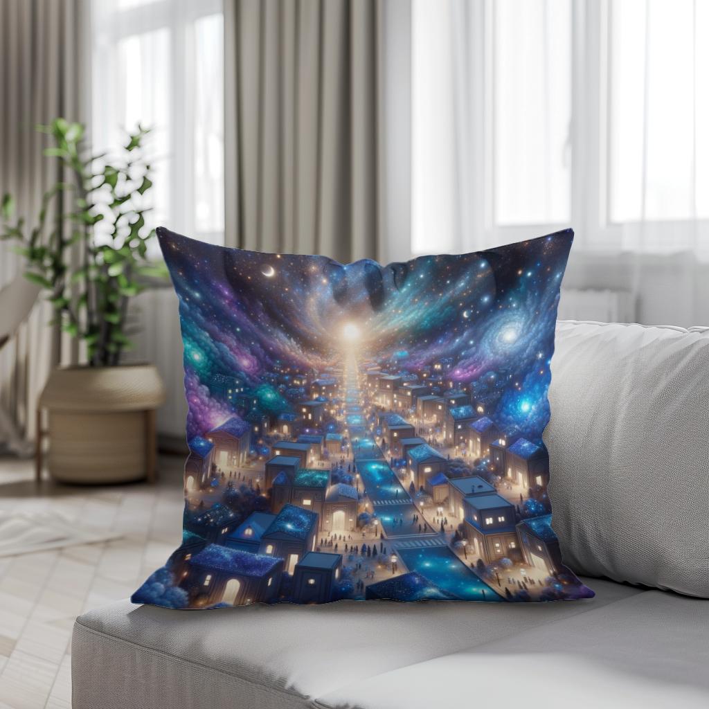 CosmoVillage Cotton Cushion