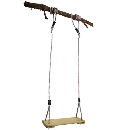 Pine Wood Swing Seat - Comfy, Secure & Durable
