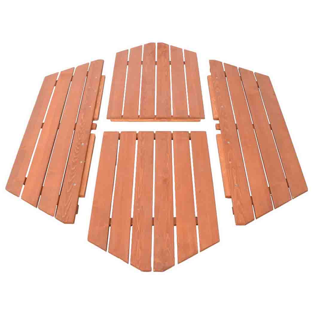 Hexagonal Wooden Sandpit Lid - Easy to use - (Lid Only Sandpit Not Included)