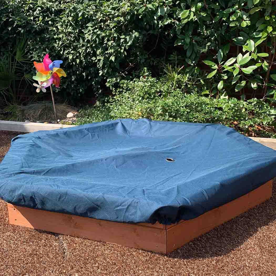 1.5m Diameter Hexagonal Wooden Sandpit