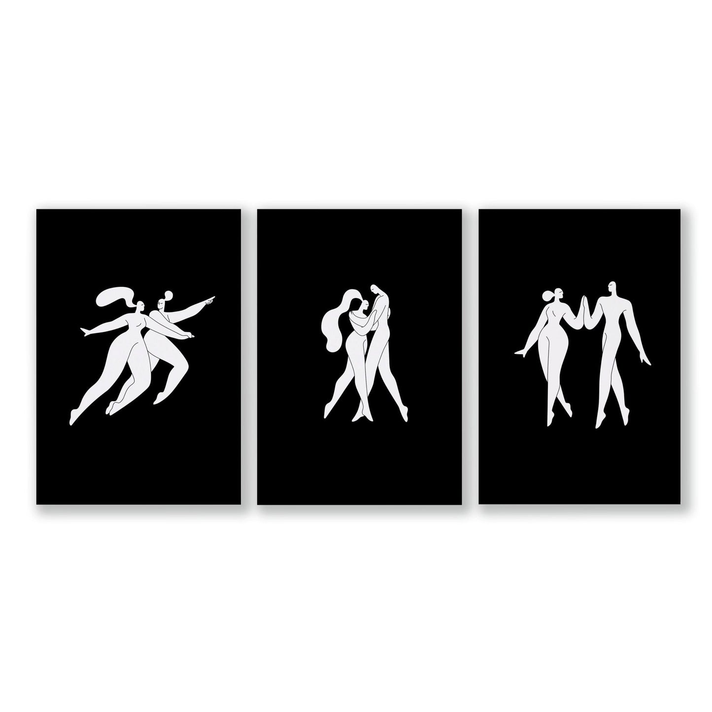 Big Pictures For Bedroom | Set of 3 Minimalist Wall art Prints