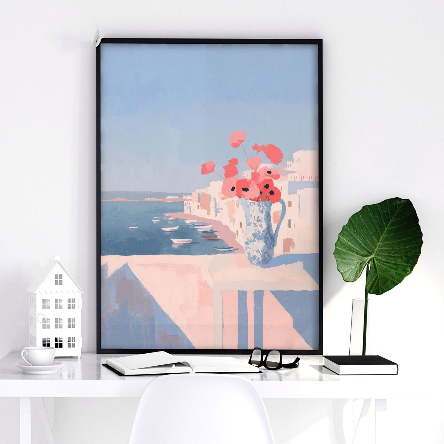 Big Poster For Home Office | Set of 3 Italian Lifestyle Wall art Prints