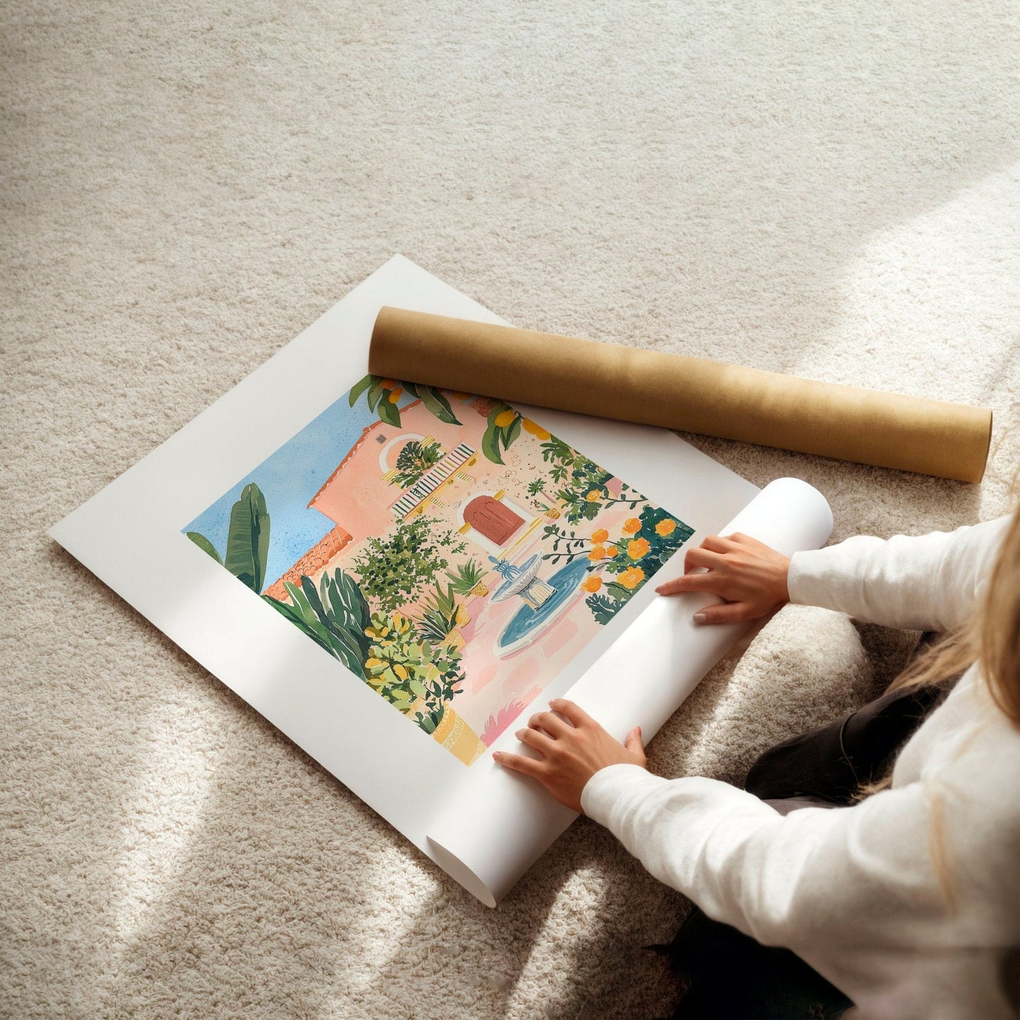 Big Wall Frames | Set of 3 Beach Decor Wall art Prints