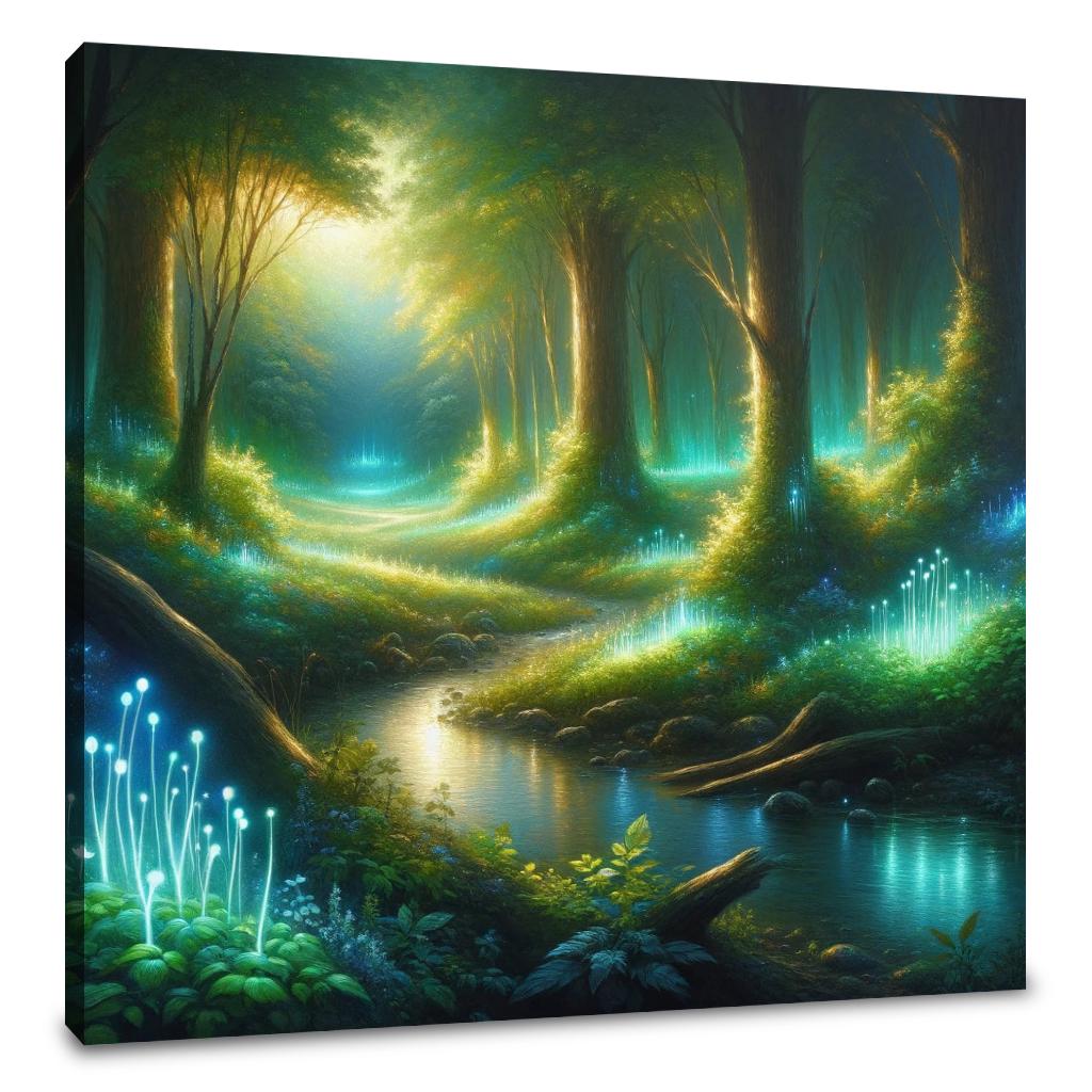 Enchanted Glade Forest Canvas