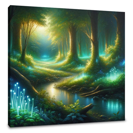 Enchanted Glade Forest Canvas