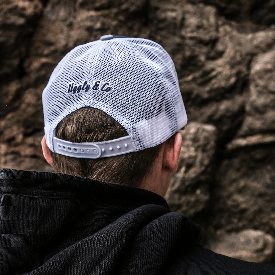 Blue Surf Diamond Trucker Hat