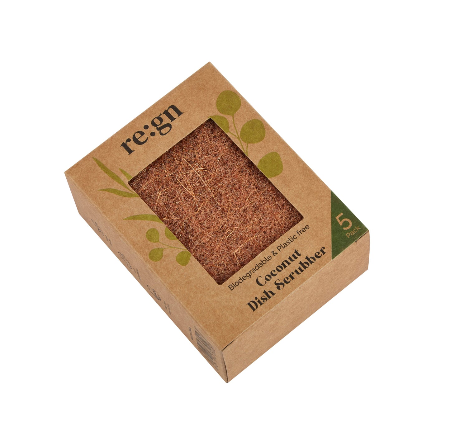 Coconut Kitchen Scourers – Biodegradable & Plastic-Free Cleaning Pads (5 Pack or 15 Pack)