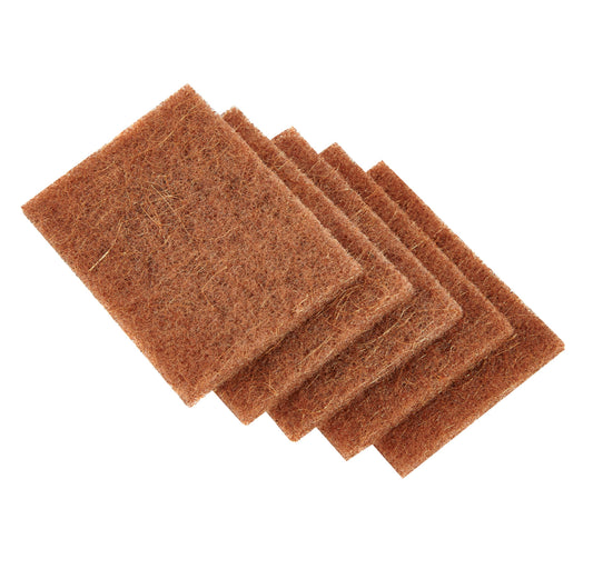 Coconut Kitchen Scourers – Biodegradable & Plastic-Free Cleaning Pads (5 Pack or 15 Pack)