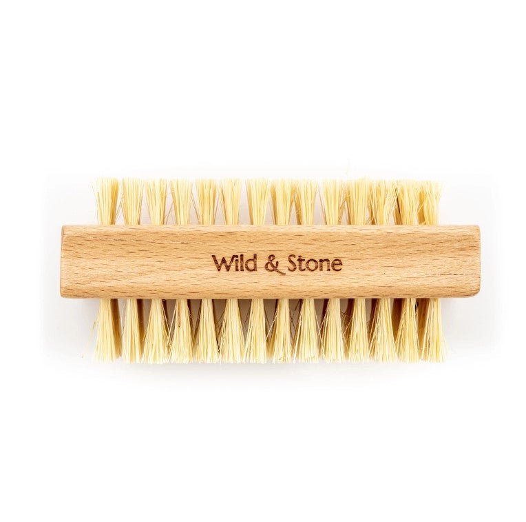 Biodegradable Natural Beechwood Nail Scrubbing Cleansing Brush, Eco Plastic Free Nail Washer