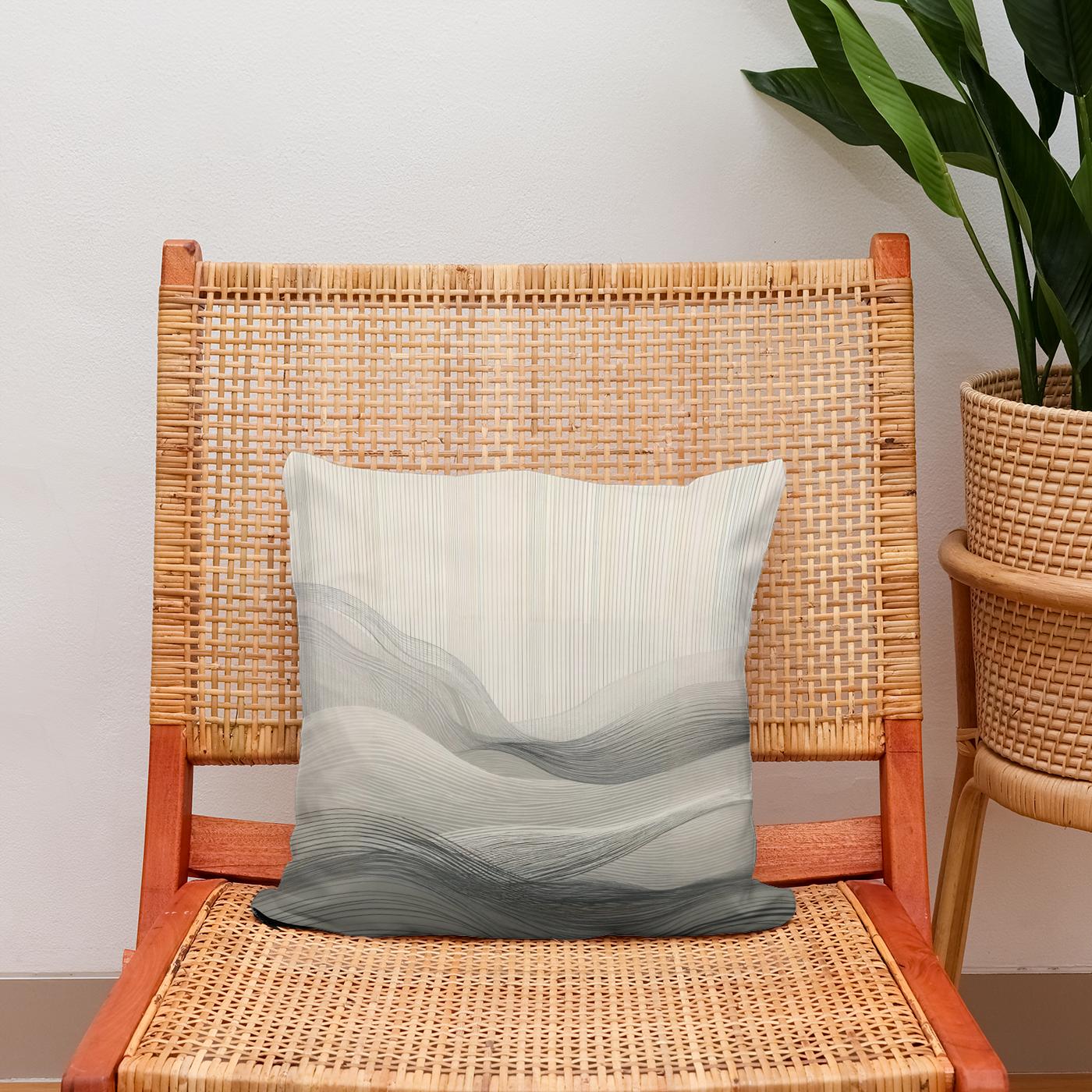 Minimalist Echoes Cotton Cushion