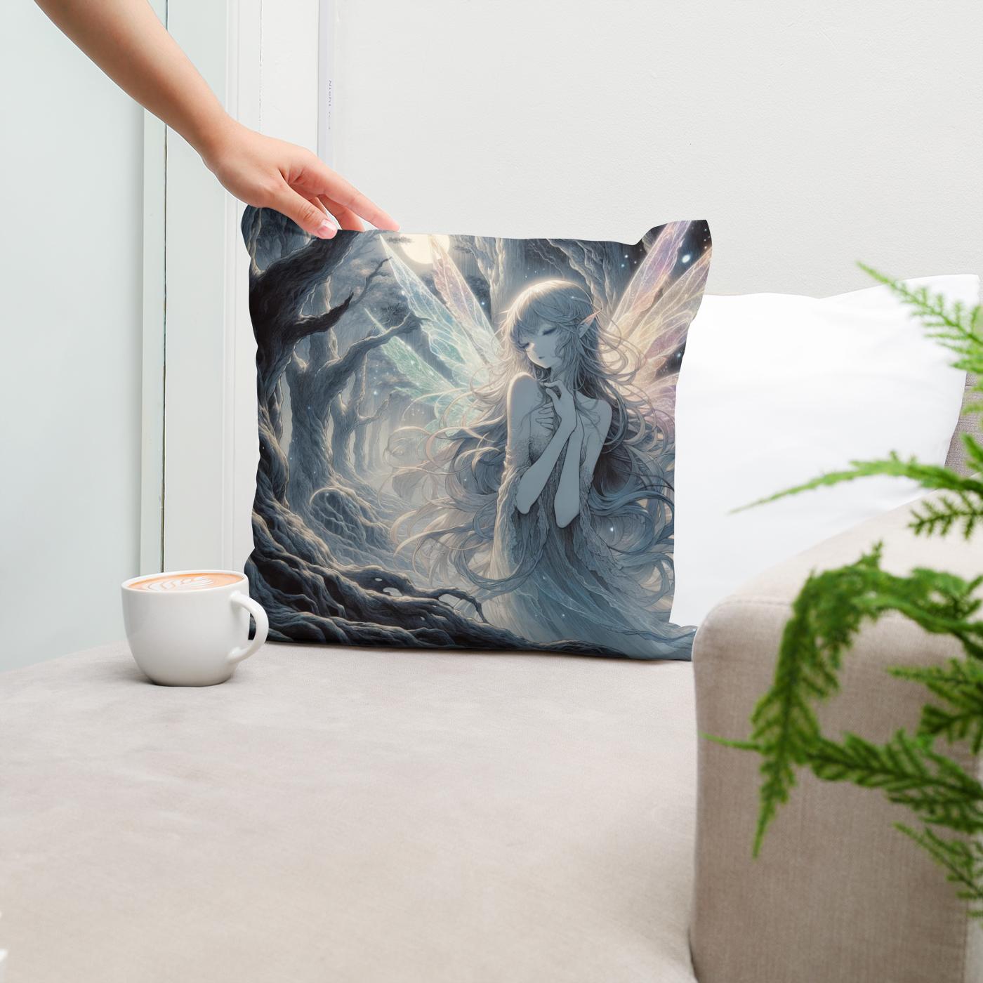 Mystic Whispers Cotton Cushion