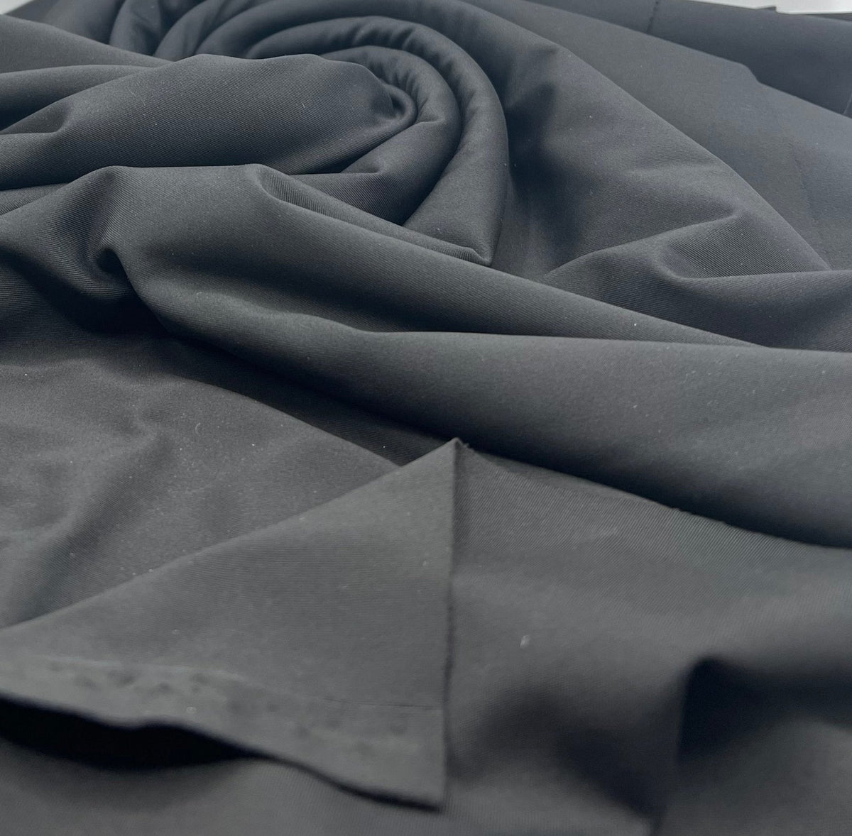 Black Active Sculpting Sportswear Fabric