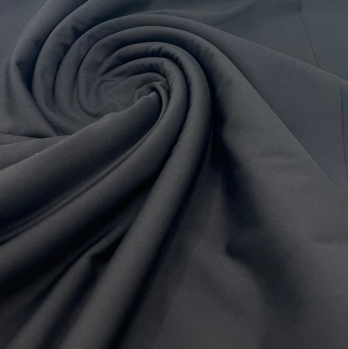 Black Active Sculpting Sportswear Fabric