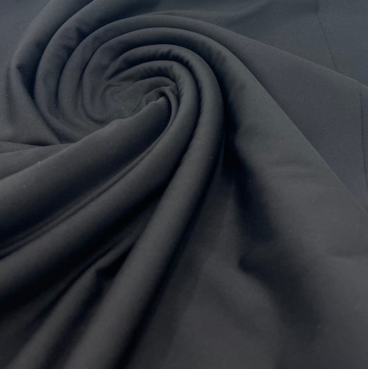 Black Active Sculpting Sportswear Fabric