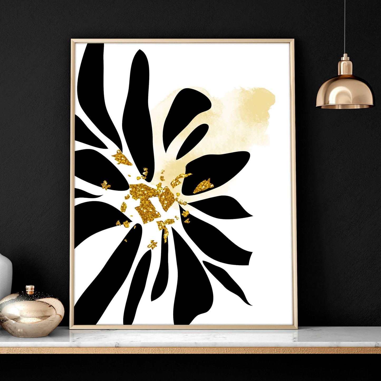 Black and white prints set of 3 |  framed wall art prints