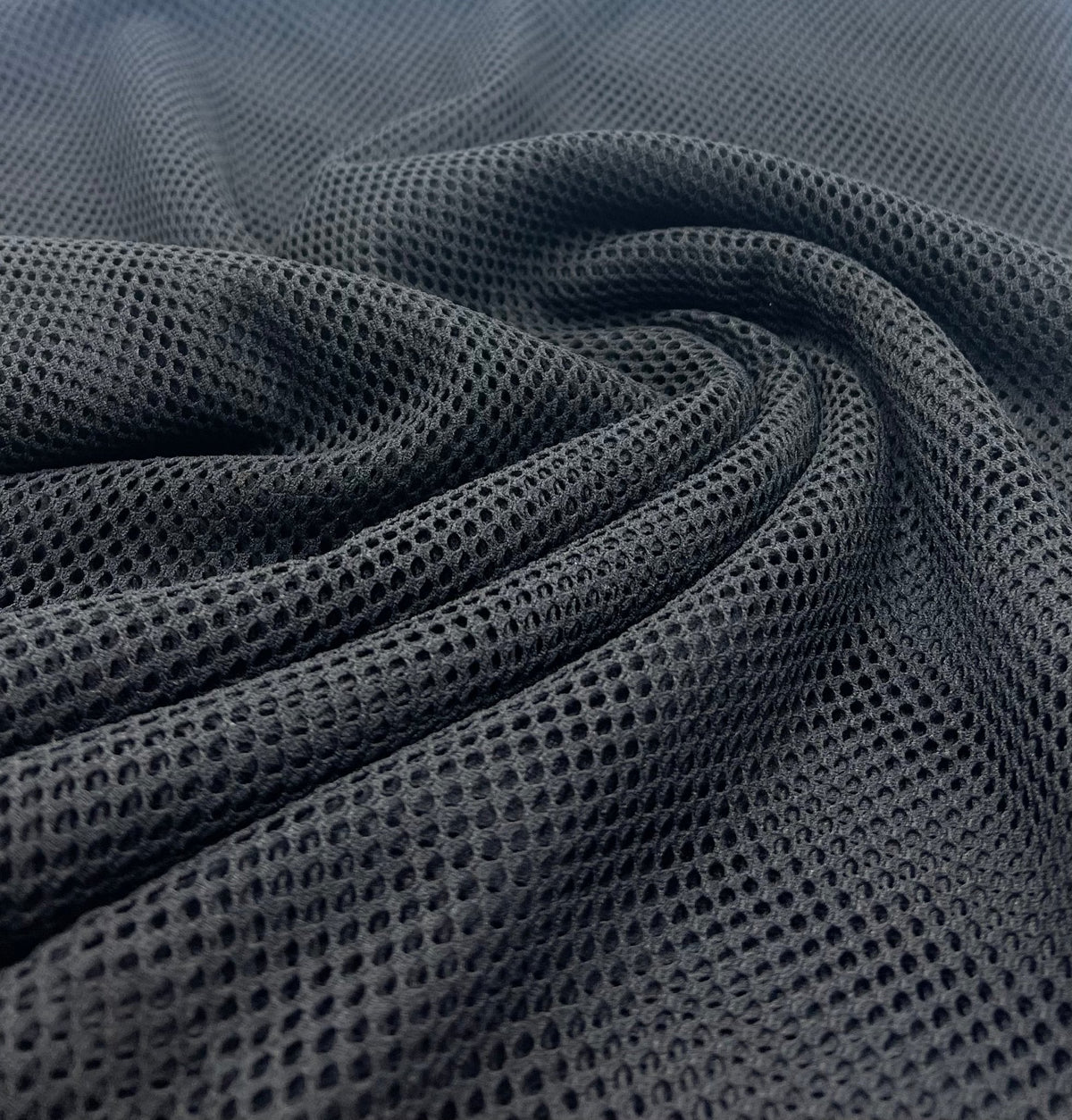 Black Fishnet Net 4 Way Stretch Fabric