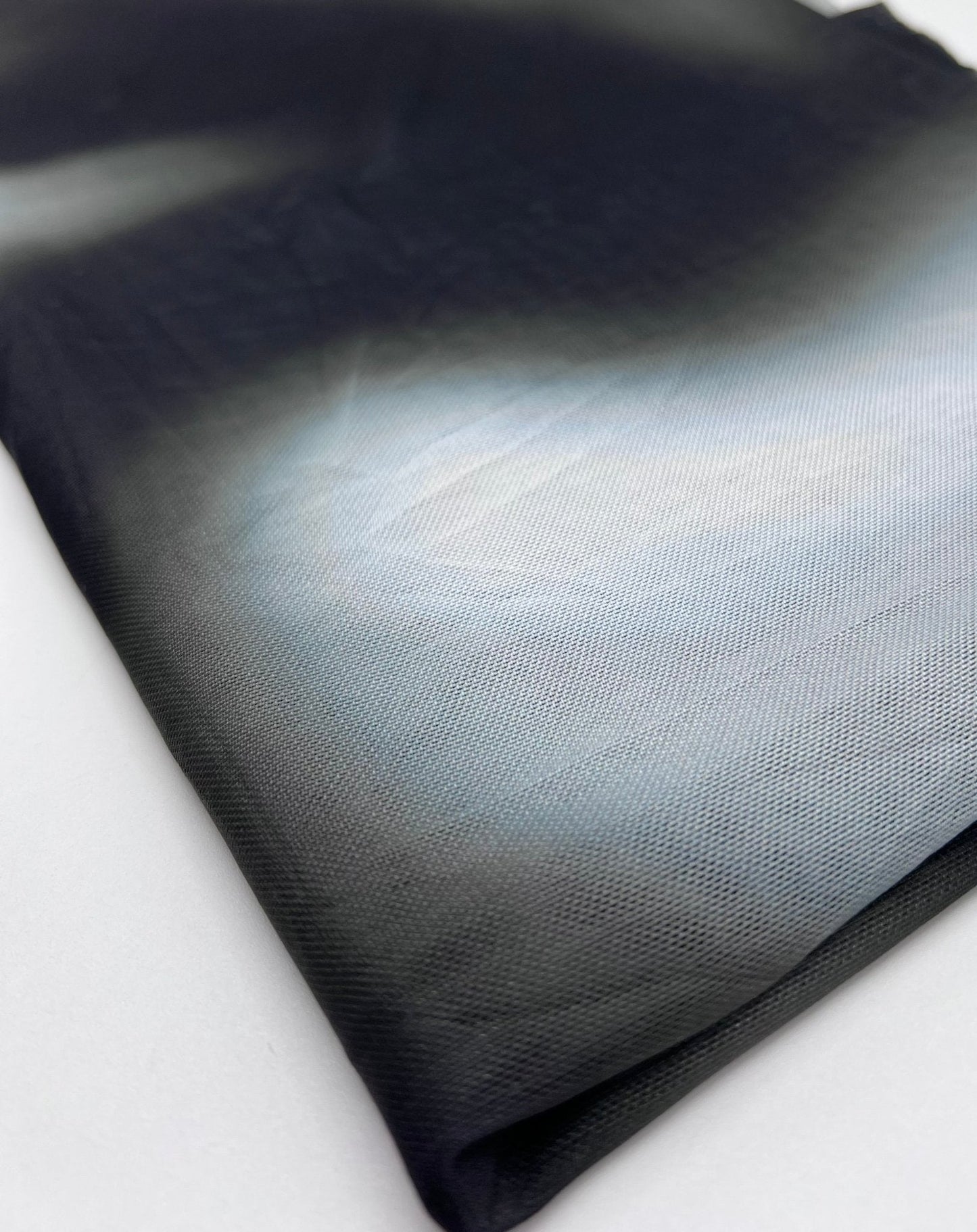 Black Grey Mix Mesh Fabric Stretch